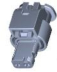 Socket, unequipped, 2 pole, straight, 1 row, black, 1-1823608-1