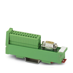 Moduł 9 -pinowe na szynę DIN Phoenix Contact D-sub Żeński 2.5A