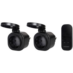 Smartwares SH4-99653 Wireless Switch Set 2 Wall Sockets Outdoor Use