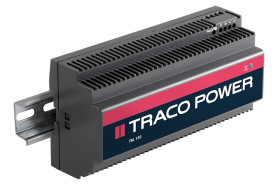 Zasilacz szyny DIN U wy 12V dc I wy 10A U we 85 → 132V ac TRACOPOWER 120W impulsowy
