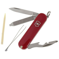 Victorinox 0.6163 Rally Swiss Army Knife 9 Functions Red Compact Tool