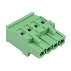 4-Way 5.00mm Vertical Pluggable Terminal Block 15A 300V