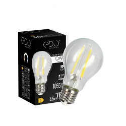 Żarówka dekoracyjna DARI LED Filament 8,5W, E27, 4000K, 1055lm, 230V, CLEAR A60, EDO777630 EDO