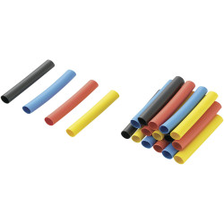 TruComponents 30186 Heatshrink set 4.80mm 2.40mm Shrinkage:2:1 40 pc(s)