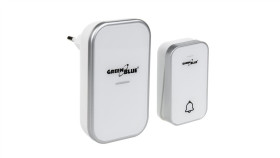 Dzwonek Bezprzewodowy Bezbateryjny Kinetyczny Greenblue, 38 Melodii, Biały,...