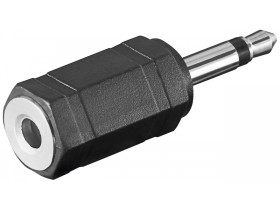Adapter słuchawkowy, AUX jack 3,5 mm mono do stereo 1x wtyczka...