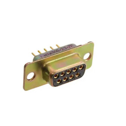 Złącze D-Sub 9-pinowe Żeński Kątowe Montaż na panelu raster 2.77mm