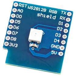 Dioda RGB WS2812B do Wemos D1 Mini