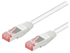 S/FTP6-CU-050WH Patch cord S/FTP 6 linka Cu LSZH biały 5m 28AWG
