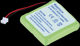 Cordless phone battery, NiMh, 600mAh, Fritz Fon