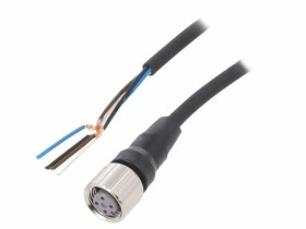 XS2FM12PUR4S10M Kabel: do czujników/automatyki M12 proste Dł: 10m