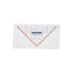 Rumold 1054 Triangle Transparent 25 cm Hypotenuse