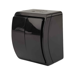 Łącznik podwójny świecznikowy natynkowy Koala VW-2 IP44 ViPlast 152-05