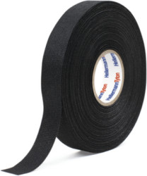 Adhesive tape, 19 x 0.3 mm, polyester, black, 25 m, 712-10001