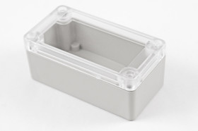 PC enclosure, (L x W x H) 145 x 121 x 39 mm, light gray (RAL 7035), IP65, RP1030C