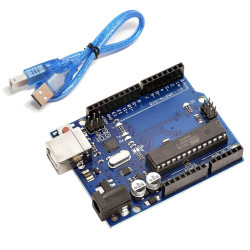 AZ-ATmega328DIP Board Microcontroller Board ATmega16U2 8-bit Development Board with USB Cable