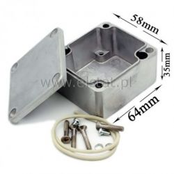 Obudowa uniwersalna G104, aluminium, ( 64x58x35mm)
