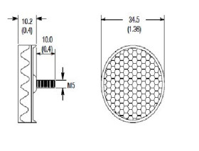 Reflektor LED Okrągły, Allen Bradley