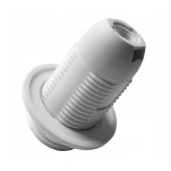 Oprawka termoplastyczna E14 z kołnierzem biała LH/E14-2/W Orno