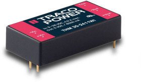 TracoPower THM 30-2423WI Przetwornica DC/DC, do PCB THM 30-2423WI, DIP-10 (1/8 Brick), 30 W, 1 A, 1 szt.