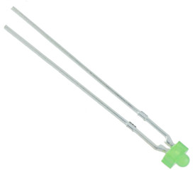 Green 1.8mm LED Diffused 500mcd 50°