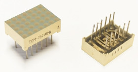 TOM-757-AR-N matryca LED, 5x7, czerwona