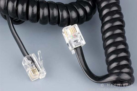KABEL TEL 2M/SPIRALNY/BK