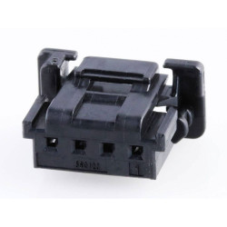Molex 5601230401 Duraclik Receptacle Housing 4 Circuits Black