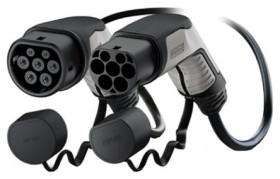 Złącza do pojazdów elektrycznych, 2A 5-Pin, IP44, IP56, Phoenix Contact, seria EV-T2G3PC-1AC32A-4.0M6.0ESBK01, dł.