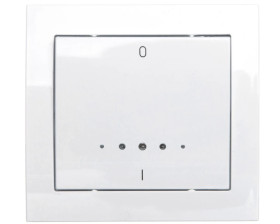 KIER Łącznik podwójny z podświetleniem biały ŁP-11WS/00