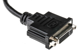 Kabel DisplayPort długość 150mm B: DVI-I Dual Link A: Display Port RS PRO