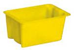 Plastipol Scheu 1658570 Pojemnik do sztaplowania nadaje się na żywność (D x S x W) 300 x 200 x 150 mm żółty 1 szt.