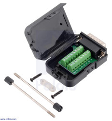 Pololu DB15 Screw Terminal Adapter for MCP23X/26X Advanced Motor Controllers