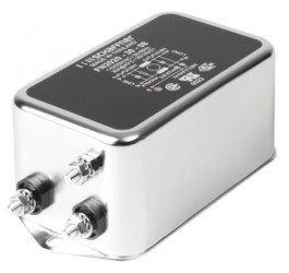 Filtr EMI 30A 1-fazowy 470kΩ 250 V AC/DC 0 → 400Hz 470 μH Schaffner Montaż w obudowie