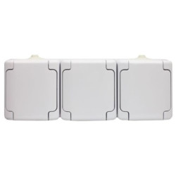 BRYZA biały Gn.potrój. kl.biała IP54 180440 KOS