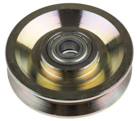 Kółko do wózka, Żeliwo, obc.: 300kg, śred.: 100mm, szer.: 24mm