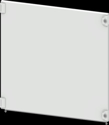 Compartment door, sheet steel, (W x H x D) 800 x 800 x 25 mm, light gray, for built-in installation devices, 8PQ2080-8BA03