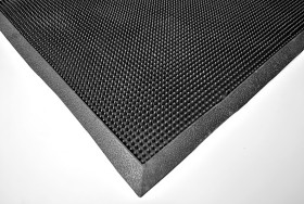 Mata wejściowa Czarny Guma Szpachelka gumowa W budynkach