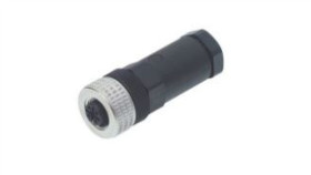 Złącze Do Samokonfekcjonowania M12 Żeńskie Proste 4-Pinowe Na Przewód