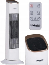 Grzejnik elektryczny farelka termowentylator 2kW biały oscylacja pilot timer Schmith