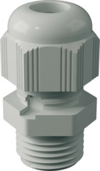 Cable gland, M20, 24 mm, Clamping range 6 to 11 mm, IP66/IP67, light gray, 12004300