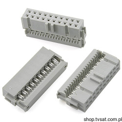 71603-116 Socket 2 x 10 Pin to Wire BLOCK FCICONN