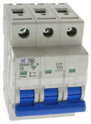 Wyłącznik instalacyjny nadprądowy nadmiarowoprądowy 3P 3M C 32A 6kA 490464 EBS9B