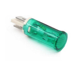 230V AC 10mm GREEN LED KONEKTORY