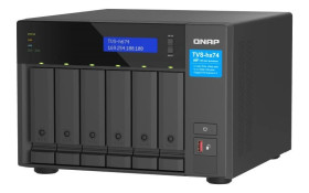 QNAP TVS-h674-i3-16G 6-zatokowy serwer NAS, Intel Core, 16GB RAM, 2x 2,5GbE RJ-45, PCIe Gen4 Tower