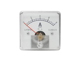 Miernik analogowy amperomierz kwadratowy 8A z bocznikiem.