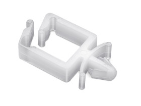 Zacisk kablowy 16 x 5 x 18mm materiał: Nylon 66 Naturalny uchwyt kabla +85°C