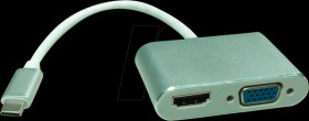 03.12.15 USB-C to VGA adapter, HDMI, silver