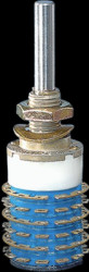 Step rotary switches, 4 pole, 6 stage, 30°, short-circuiting, 300 mA, 125 V, 48435 02360