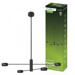 Lampa Sufitowa Wisząca LED 4x GX53 Ścienna Czarna OVILO LUMILED